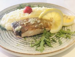 File de somon la grill image