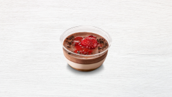 Desert cup ciocolată și căpșuni image