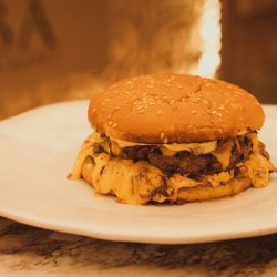 Wagyu burger with truffles image