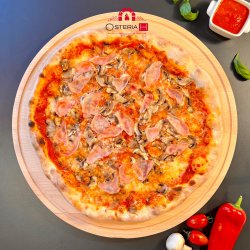 Pizza Prosciutto funghi 40 cm mare image