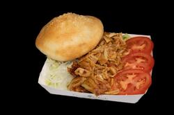 Fresh Kebab pui la farfurie image