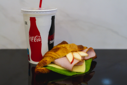 Croissant+Coca Cola image