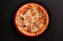 Pizza prosciutto e funghi 50 cm (4 persoane) image