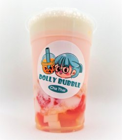 Bubblegum Dolly Latte image