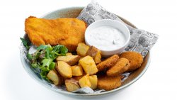 fish & chips cu sos cretan image