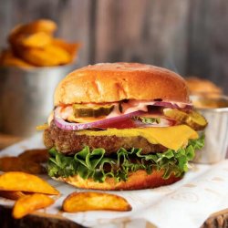 20% reducere: Meniu Burger Vegan + Cartofi prajiti (de post) image