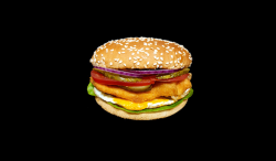 Burger crispy ou + cartofi image