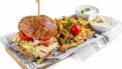 Burger vegan cu halloumi image