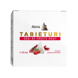 Ceai de fructe roșii Tabieturi , 12 plicuri, Alevia