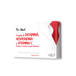 Dr.Hart Complex Diosmina Hesperidina si Vitamina C 30cpr filmate