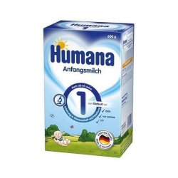 Lapte praf Formula 1, Gr. 0 luni, 600 g, Humana
