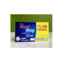 Maxi Mag 375 mg, 75 capsule+30 capsule, Zdrovit