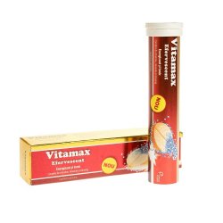 Vitamax Efervescent, 20 comprimate, Perrigo