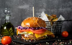 Burger vegan image