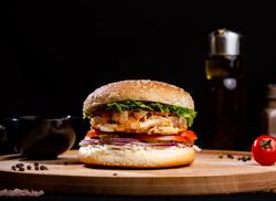 Donner burger cu brânză și Coca Cola image