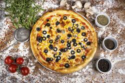 Pizza mais e olive image