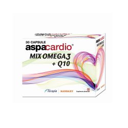 Aspacardio Mix Omega3 + Q10, 30 capsule, Terapia
