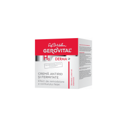 Cremă antirid și fermitate Gerovital H3 Derma+, 50 ml, Farmec