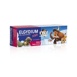 Pasta de dinti pentru copii cu aroma de capsuni Ice Age, 2-6 ani, Elgydium Kids