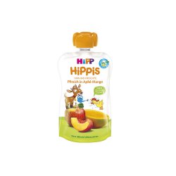 Piure din Măr, Mango și Piersică HiPPiS, +12luni, 100g, Hipp