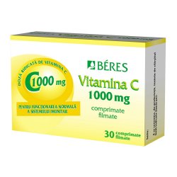 Vitamina C 1000mg, 30 comprimate, Beres Pharmaceuticals