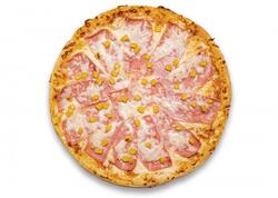 pizza șuncă și porumb image
