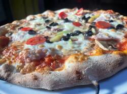 Pizza Salami e funghi Ø 42cm image