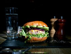 Vegan burger image