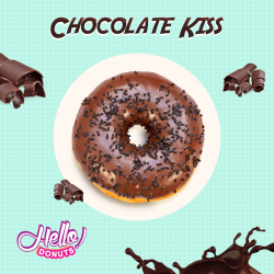 Chocolate Kiss Donut image