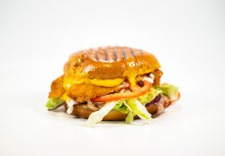 Crispy strips burger image