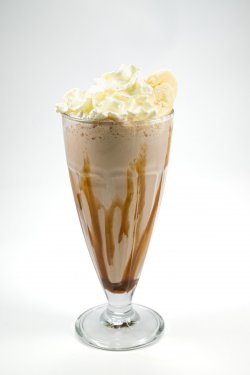 Banana & nutella milkashake image