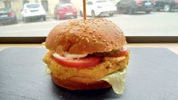 Burger vegan image