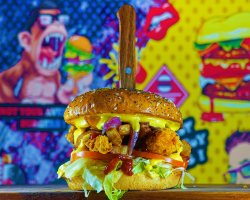 Crispy burger image