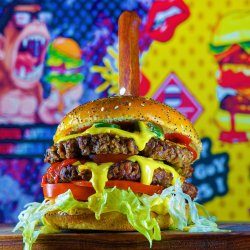 Hot insanity burger image
