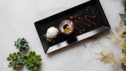 Chocolate lava cake image
