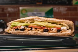 Grilled chicken sandwich image