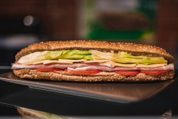 Ham & swiss sandwich image
