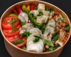 Omleshi spring salad  image