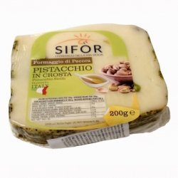 Brânză Pecorino proaspătă Verde cu fistic