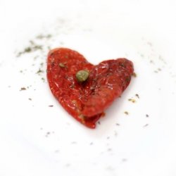Roșii semiuscate marinate