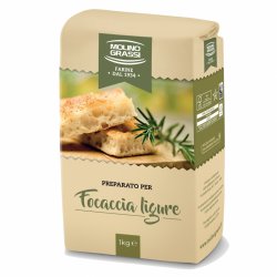 Faina (preparat) pentru focacia Ligure, Molino Grassi, 1Kg