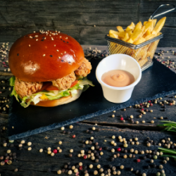 Crispy Chicken Burger Menu image