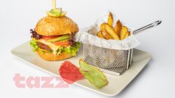 Burger Vegetarian cu cartofi image