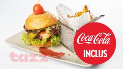 Burger Classic cu cartofi și suc (gama Cola) image