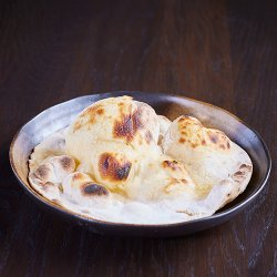 Naan: fresh indian tandoori flat bread image