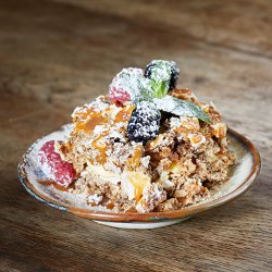 Our Famous Mitzu: Crunchy Walnut Meringue with Vanilla Cream image