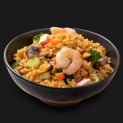 Khao-pad fried sea food rice image