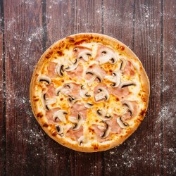 24cm Pizza prosciutto funghi image