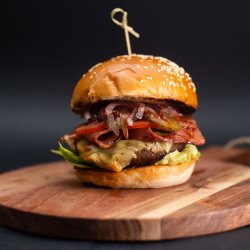 Smoked burger image