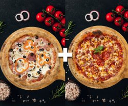 20% reducere: Combo: 2x Pizza + 2x sosuri image
